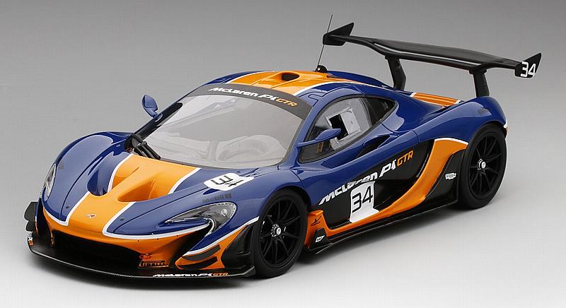 McLaren P1 GTR (Blue/Orange) by true-scale-miniatures