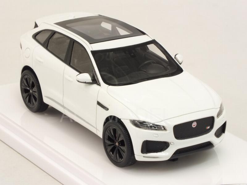 Jaguar F-Pace 2016 (Polaris White) - true-scale-miniatures