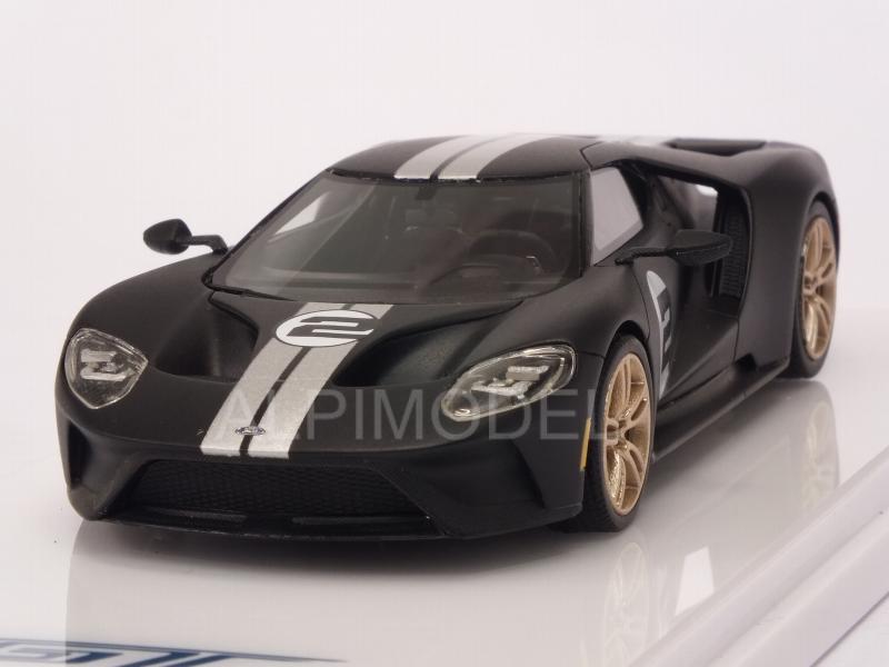 Ford GT Heritage Edition 2017 (Matt Black) by true-scale-miniatures