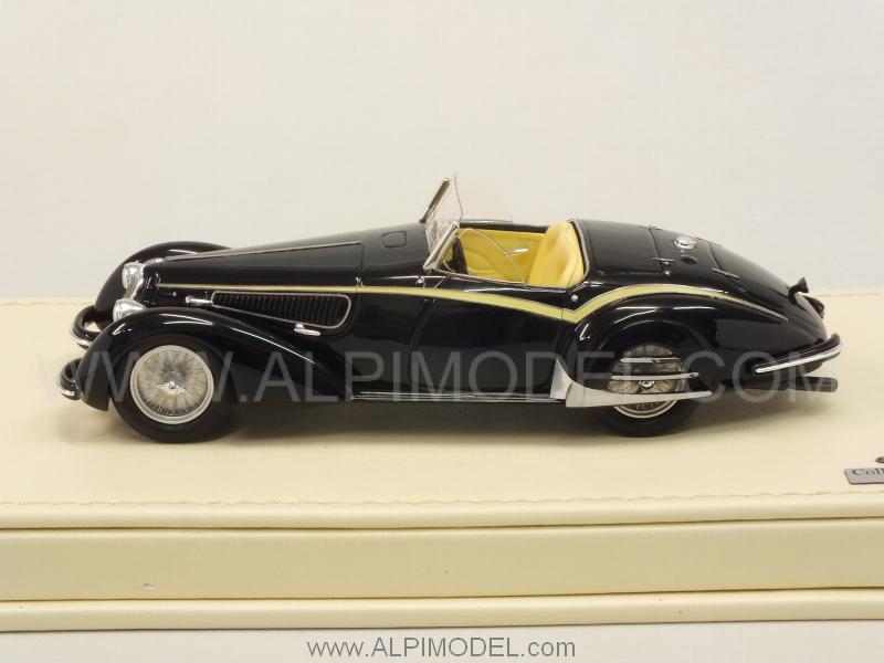Alfa Romeo 8C 2900 Lungo Touring Spider 1938 (Black) - true-scale-miniatures