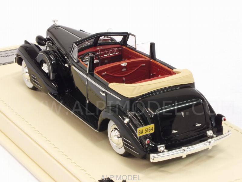 Cadillac V16 Convertible Sedan 1936 (Black) - true-scale-miniatures