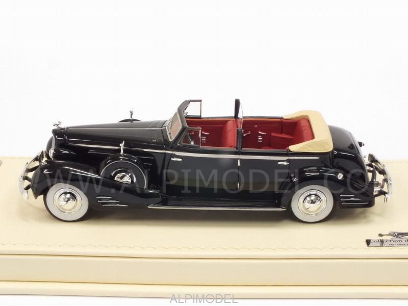 Cadillac V16 Convertible Sedan 1936 (Black) - true-scale-miniatures