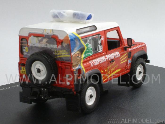 Land Rover  90 SW  French Fire Brigades (Silver) - universal-hobbies