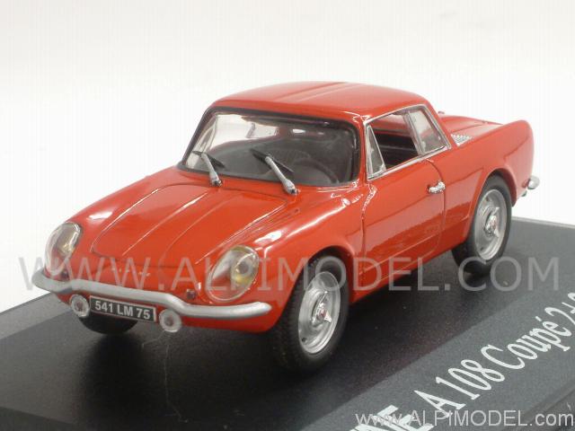 Alpine A108 Coupe 2+2 1961 (Red) by universal-hobbies