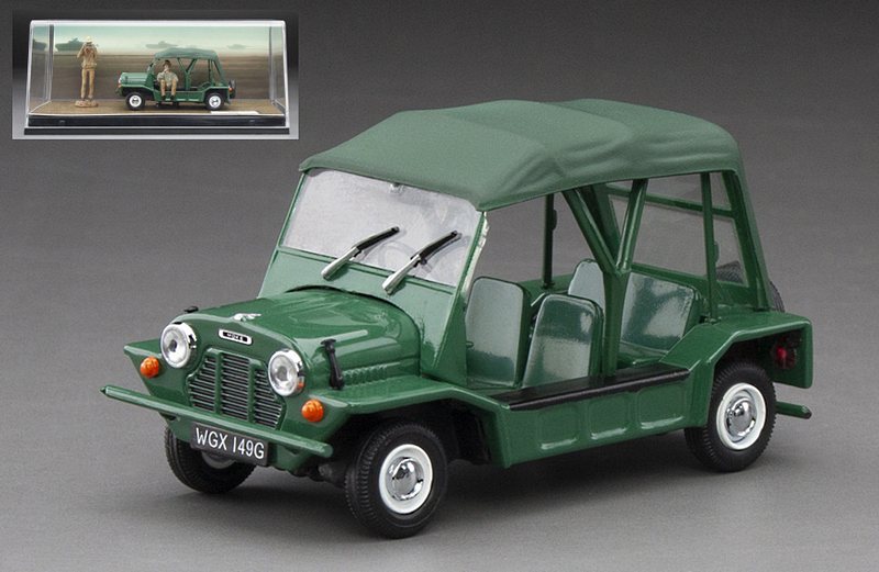 Austin Mini Moke 1968 (Green) with 2 figurines by vitesse