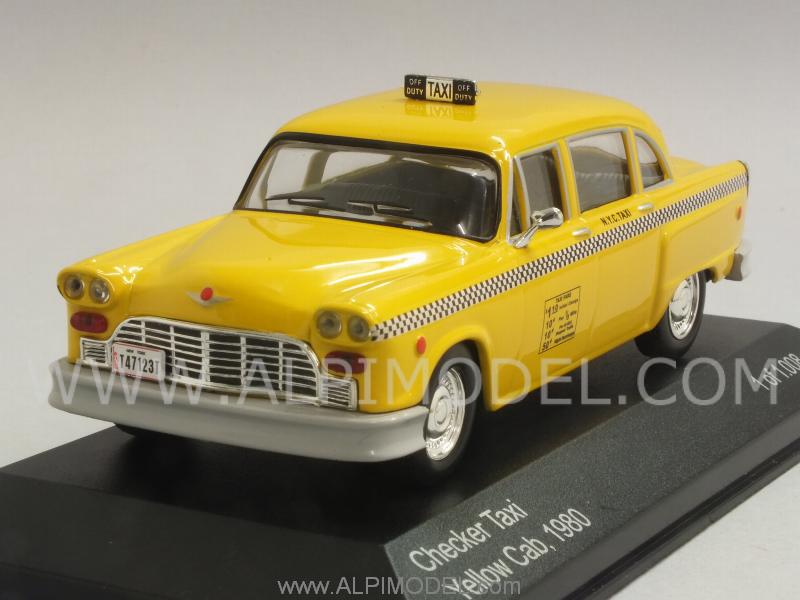 Checker Taxi Yellow Cab New York 1980 by whitebox