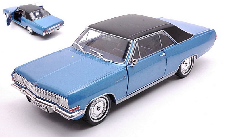 Opel Diplomat A V8 Coupe (Metallic Blue/Black) by whitebox