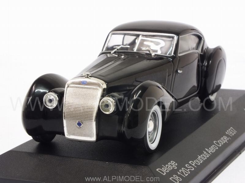 Delage D8 120-S Pourtout Aero Coupe 1937 (Black) by whitebox