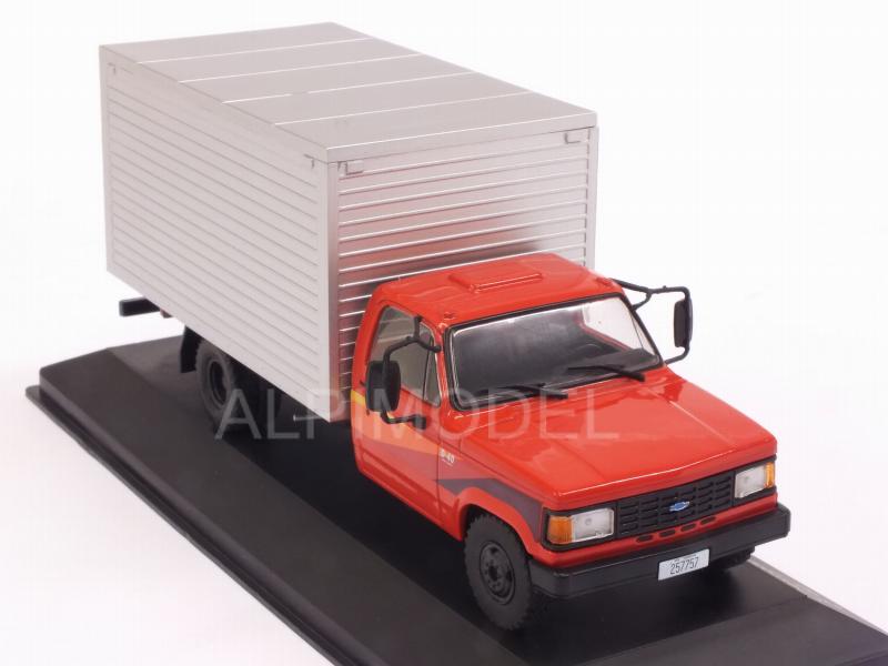 Chevrolet D-40 Box Truck (Red/Silver) - whitebox