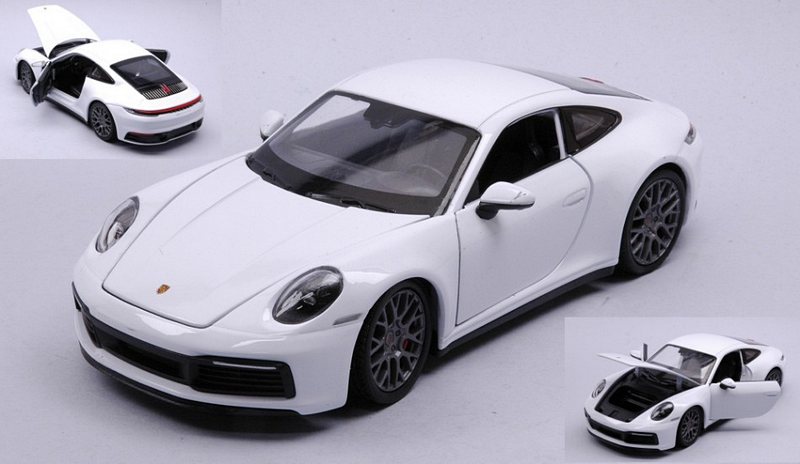 Porsche 911 Carrera 4S (White) by welly
