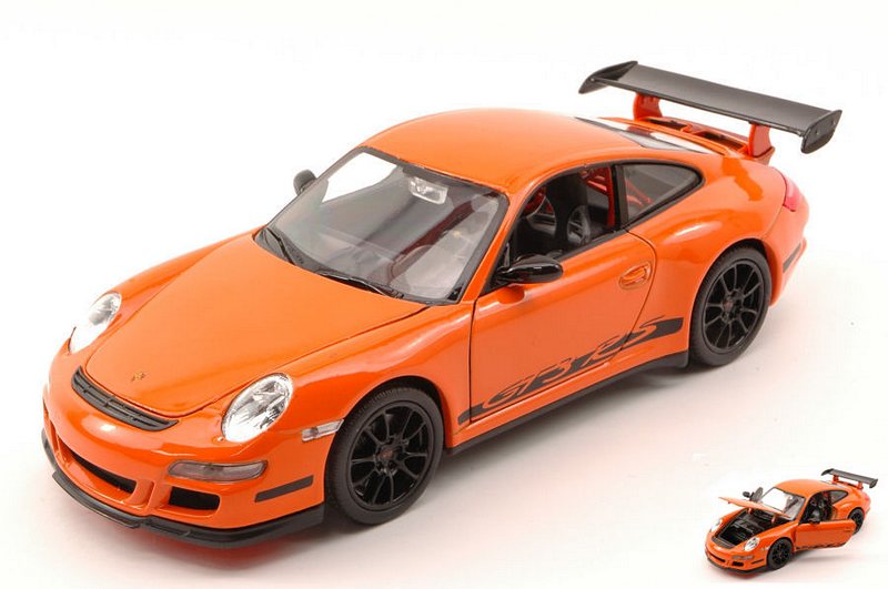 Porsche 911 Gt3 Rs (997) 2006 Orange 1:24 by welly