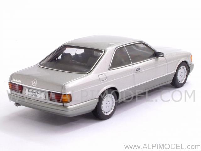 Mercedes 500 SEC (W126) Coupe (Silver) by auto-art