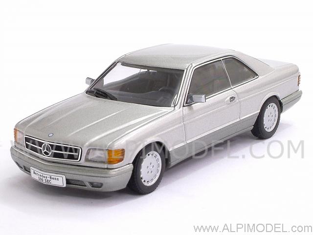 Mercedes 500 SEC (W126) Coupe (Silver) by auto-art