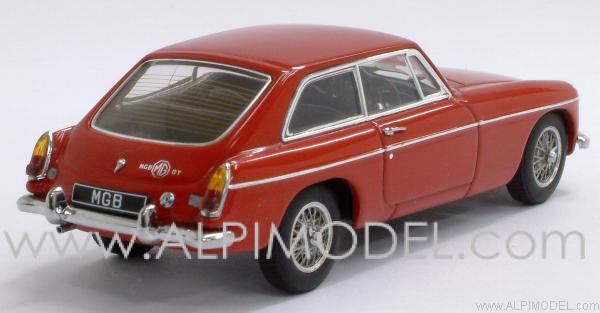MG B GT Coupe MKII 1969 (Red) by auto-art