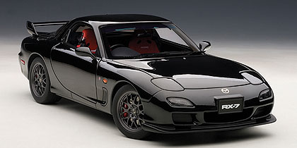 Mazda Rx-7 (fd) Spirit R Type A 2002 Black 1:18 by auto-art