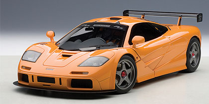Mc Laren F1 Lm Edition 1993 Orange 1:18 by auto-art