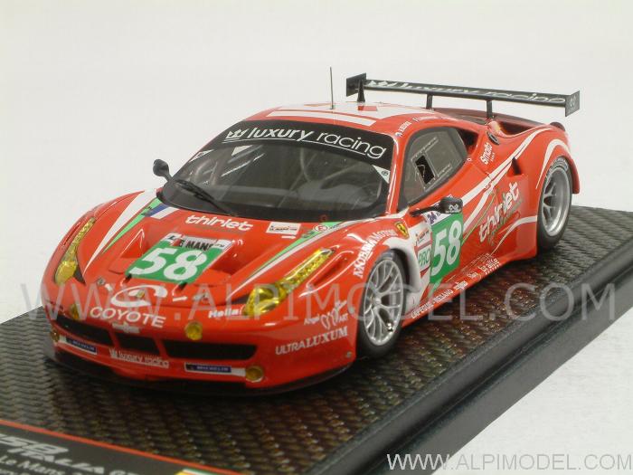 Ferrari 458 Italia GT2 #58 Le Mans 2011 Beltoise - Jakubowski - Thiriet (Limited Edition 90pcs.) by bbr