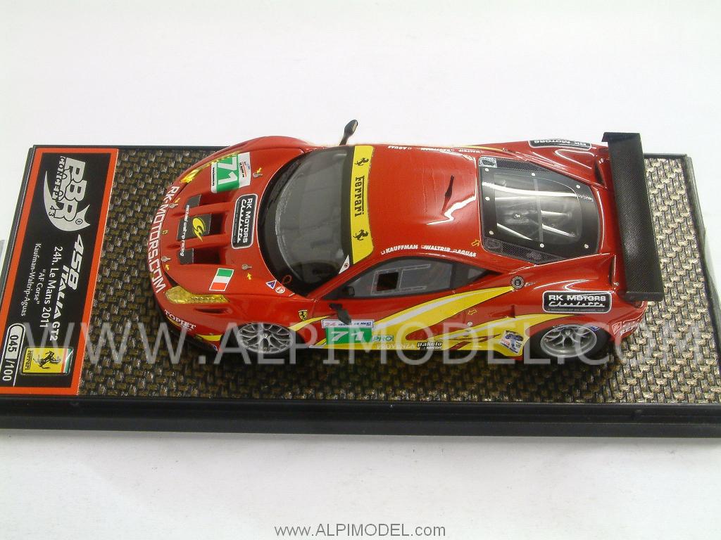 Ferrari 458 Italia GT2 Team AF Corse  #71 Le Mans 2011 by bbr