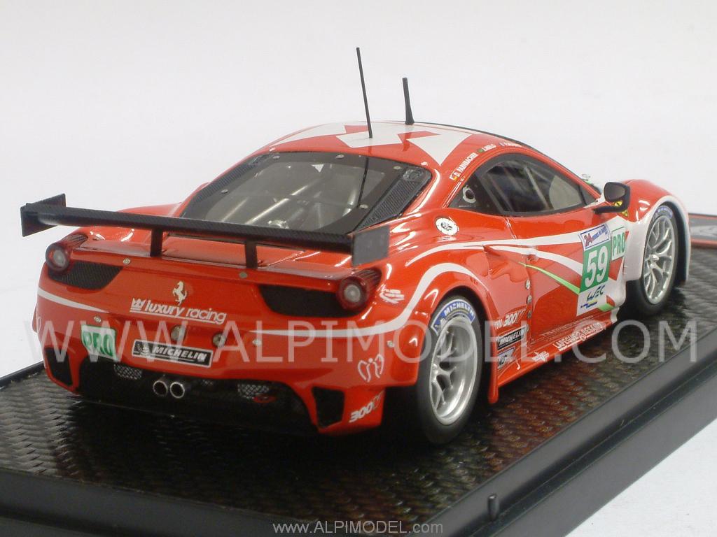 Ferrari 458 Italia GT2 GTE PRO Luxury Racing  #59 Le Mans 2012 Makowlecki - Melo - Farnbacher by bbr