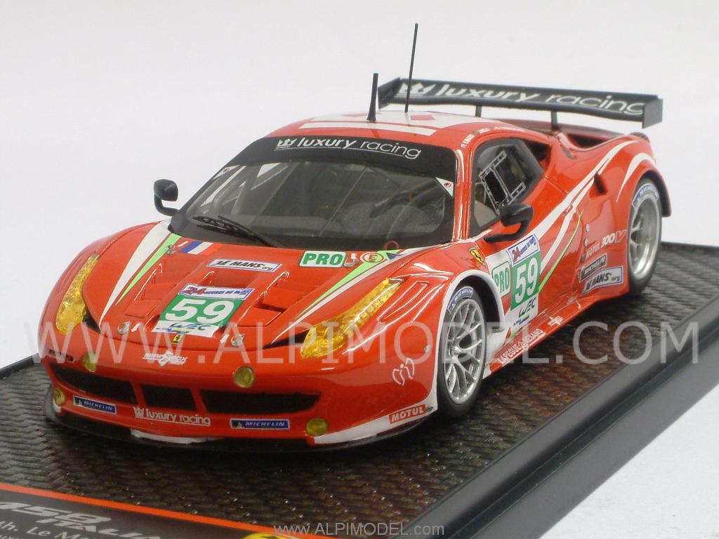 Ferrari 458 Italia GT2 GTE PRO Luxury Racing  #59 Le Mans 2012 Makowlecki - Melo - Farnbacher by bbr