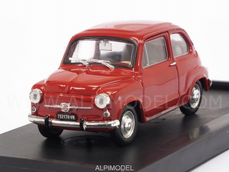 Fiat 600D Berlina 1965 (Rosso Medio)  (update model) by brumm