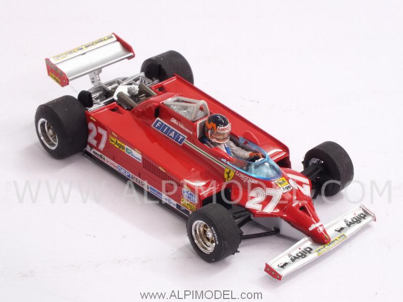 Ferrari 126 CK Turbo #27 Winner GP Monaco 1981 Gilles Villeneuve (with driver/con pilota) by brumm