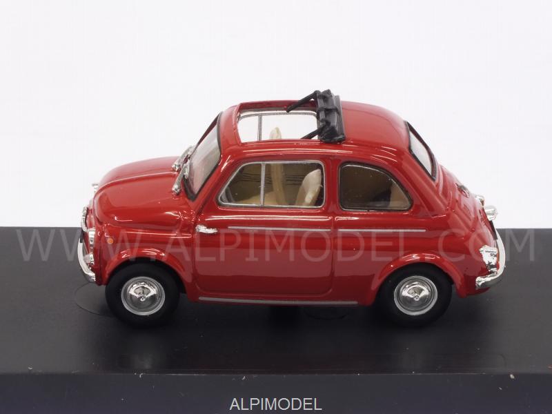 Fiat 500D aperta 1960-1965 (Rosso Medio) (update model) by brumm