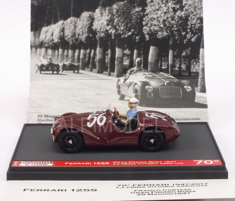 Ferrari 125S #56 Winner GP Roma 1947 Franco Cortese - 1st Ferrari Victory by brumm