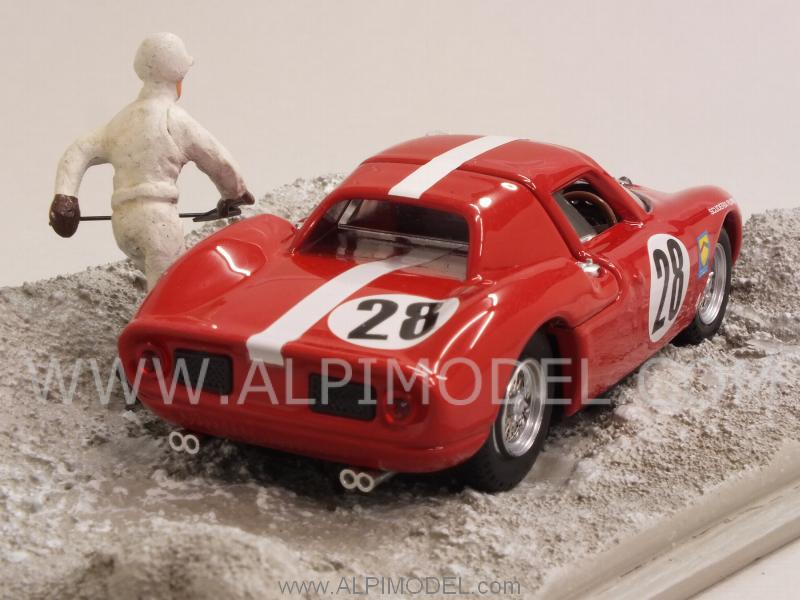 Ferrari 250 LM #28 Le Mans Test 1965 Spoerry - Boller (diorama) by best-model