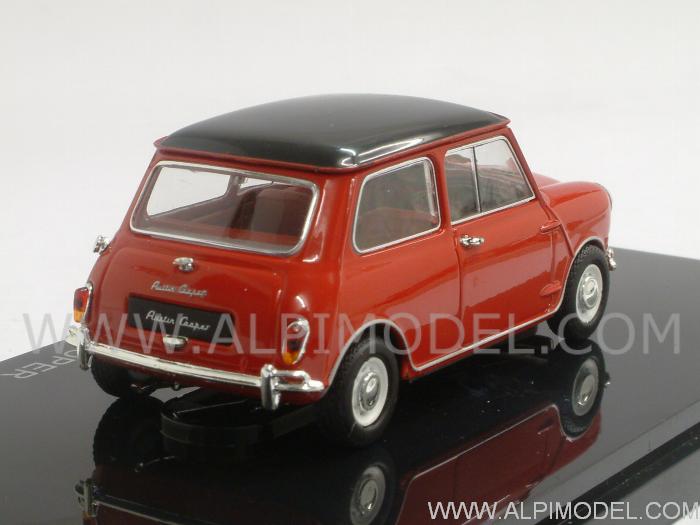 Morris Mini Cooper 1961 (Red/Black) by ebbro