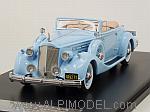 Packard 1407 Twelve Bohman-Schwartz Convertible Coupe 1936 (Blue/Beige) by GLM