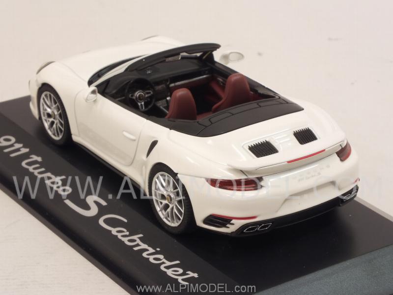 Porsche 911 Turbo S Cabriolet 2015 (White) Porsche Promo by herpa