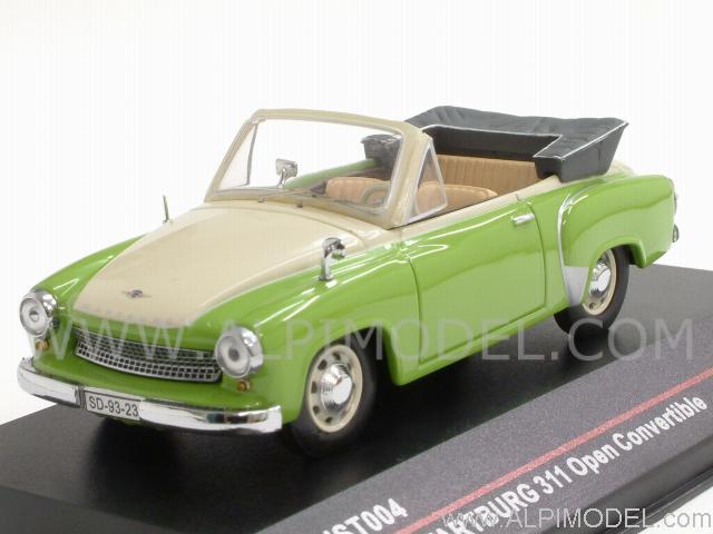 Wartburg 311 Open Convertible 1959 (Green/White) by ist-models
