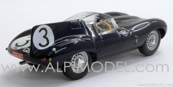 Jaguar D Type #3 Winner Le Mans 1957 Flochart - Bueb by ixo-models