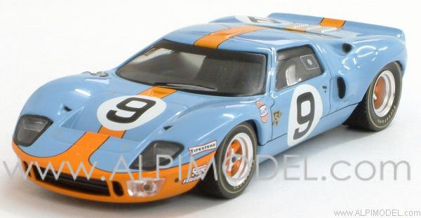 Ford GT40 'Gulf' #9 P.Rodriguez - L.Bianchi Winner Le Mans 1968 by ixo-models