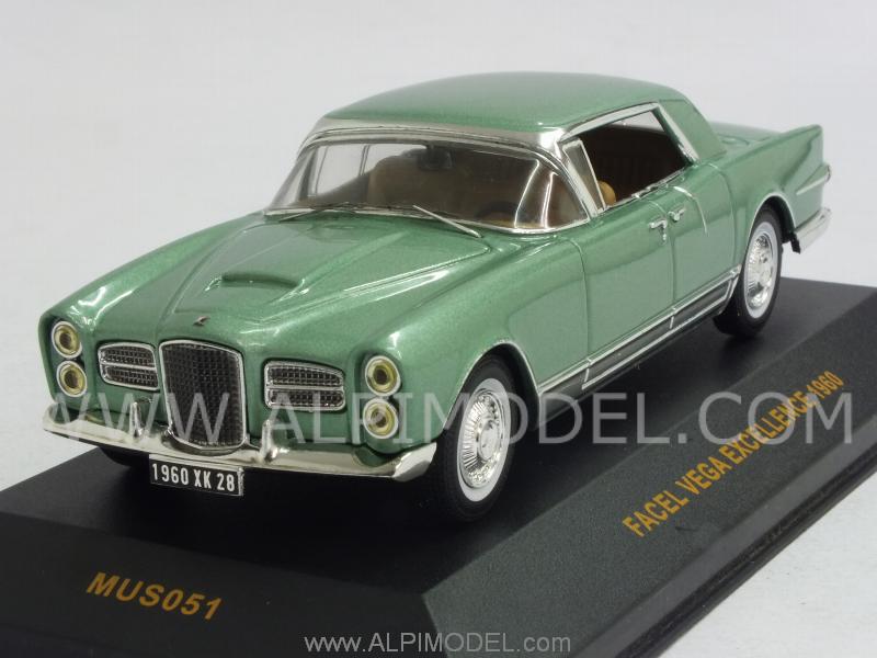 Facel Vega Excellence 1960 (Metallic Green) by ixo-models