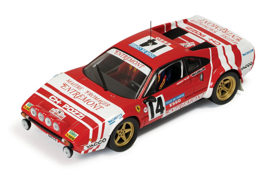 Ferrari 308GTB #14 Tour de Corse 1981 Andrute - Biche by ixo-models