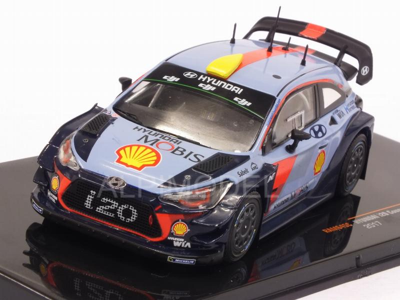 Hyundai i20 Coupe WRC Rally Wales 2017 (includes decals options for #5 and #6) by ixo-models