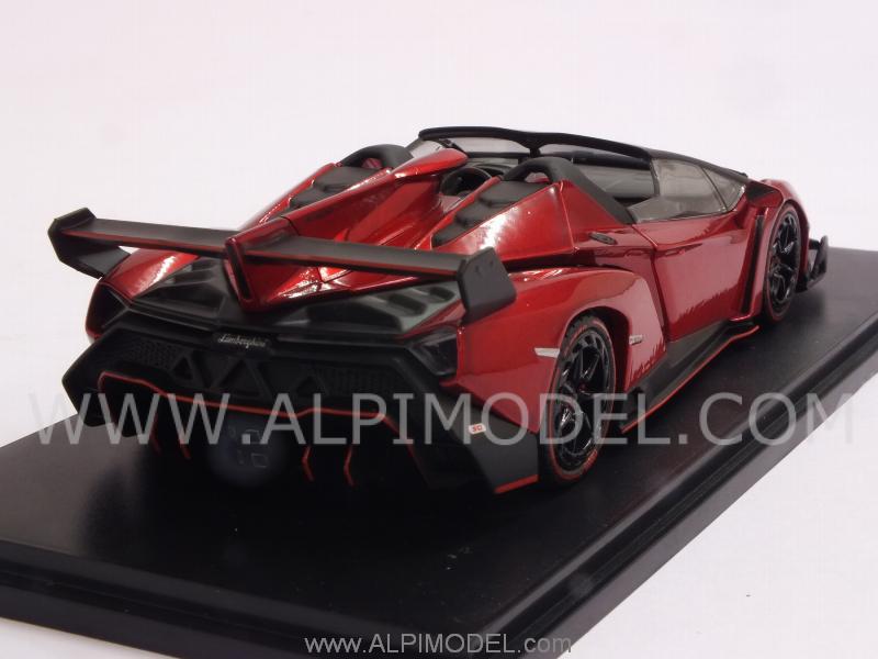 Lamborghini Veneno Roadster 2014 (Red Metallic) by kyosho