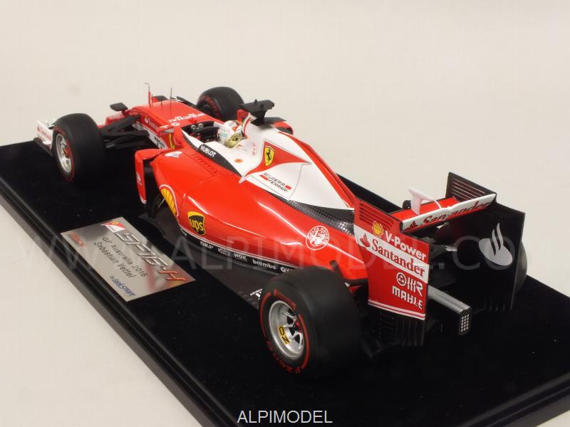 Ferrari SF16-H GP Australia 2016 Sebastian Vettel  (with display case) by looksmart