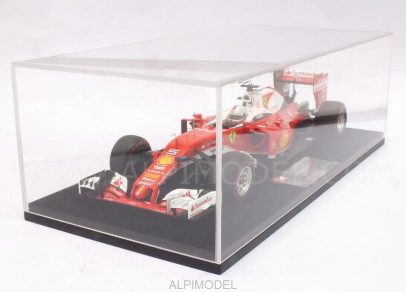 Ferrari SF16-H GP Australia 2016 Sebastian Vettel  (with display case) by looksmart