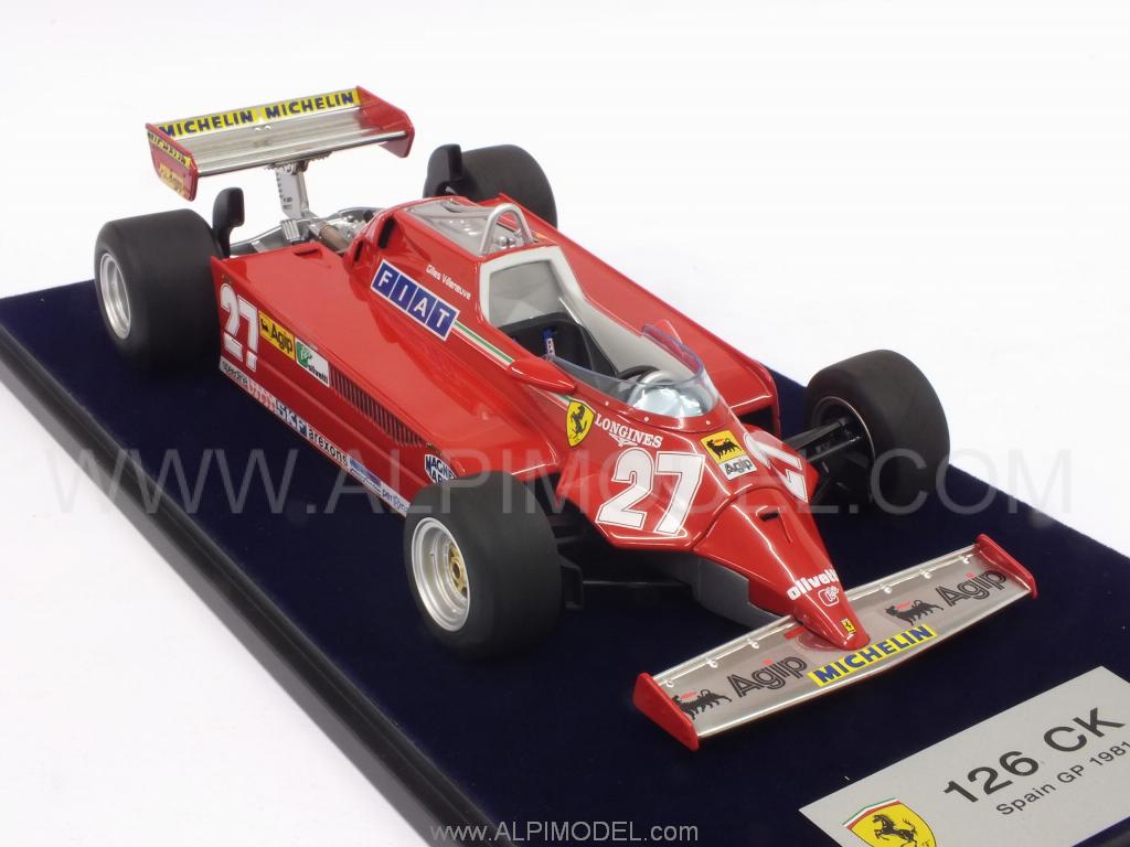 Ferrari 126 CK #27 Winner GP Spain 1981 Gilles Villeneuve by looksmart
