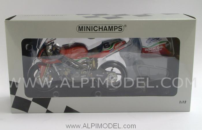 Ducati 998 RS Superbike 2002 M. Rutter - Special Edition 'Silver Box' by minichamps