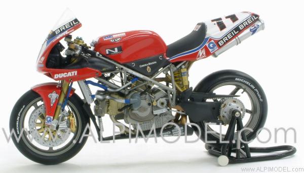 Ducati 998R Superbike 2002 Ruben Xaus Special Edition 'Silver Box' by minichamps