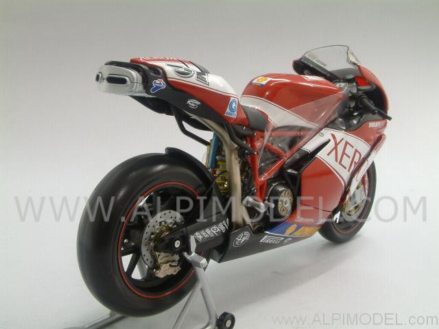 Ducati 999 F07 WSB Superbike 2007 Lorenzo Lanzi - Special Edition 'Silver Box' by minichamps