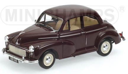 Morris Minor right hand drive Maroon 'Minichamps Car Collection' by minichamps