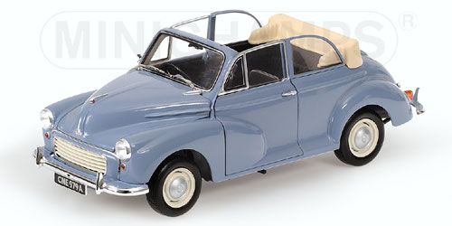 Morris Minor Cabriolet 1959 Blue Minichamps Car Collection by minichamps