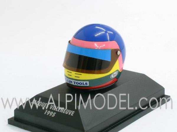 Helmet Jacques Villeneuve Winner Indy 1995  (1/8 scale - 3cm) by minichamps