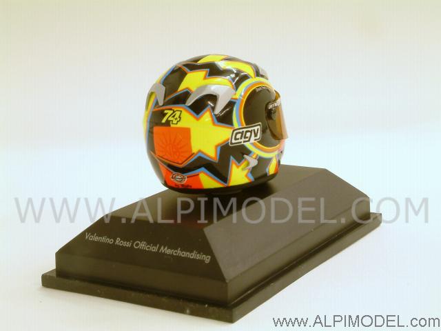 Helmet AGV MotoGP 2003 Valentino Rossi (1/8 scale - 3cm) by minichamps