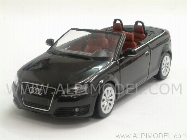 Audi A3 Cabriolet 2008 (Meteor Grey Pearl Effect) by minichamps